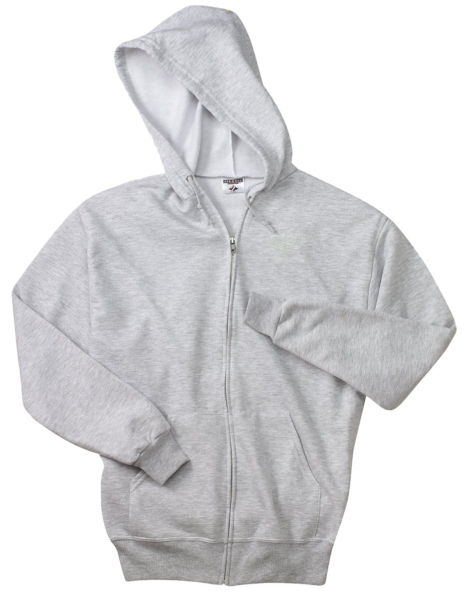Jerzees - Bluza z kapturem NuBlend z zamkiem błyskawicznym - 993MR - Ash - XXX-Large (US)