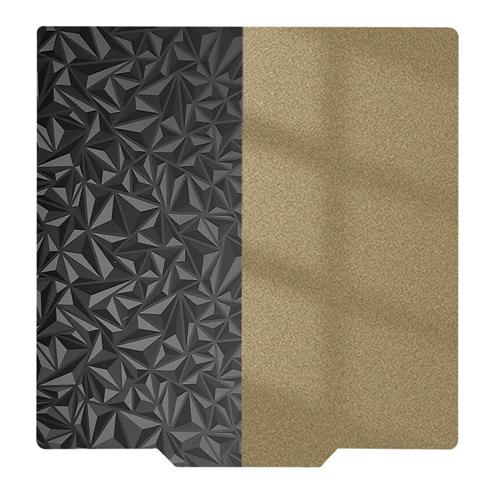 265x250mm Chamäleon-Bauplatte, kompatibel mit ENERGETIC | Beidseitiges Magnet-Federstahlbett mit Textur und glatter Seite für 3D-Drucker-Heizbett(PEI and H1H,No base)
