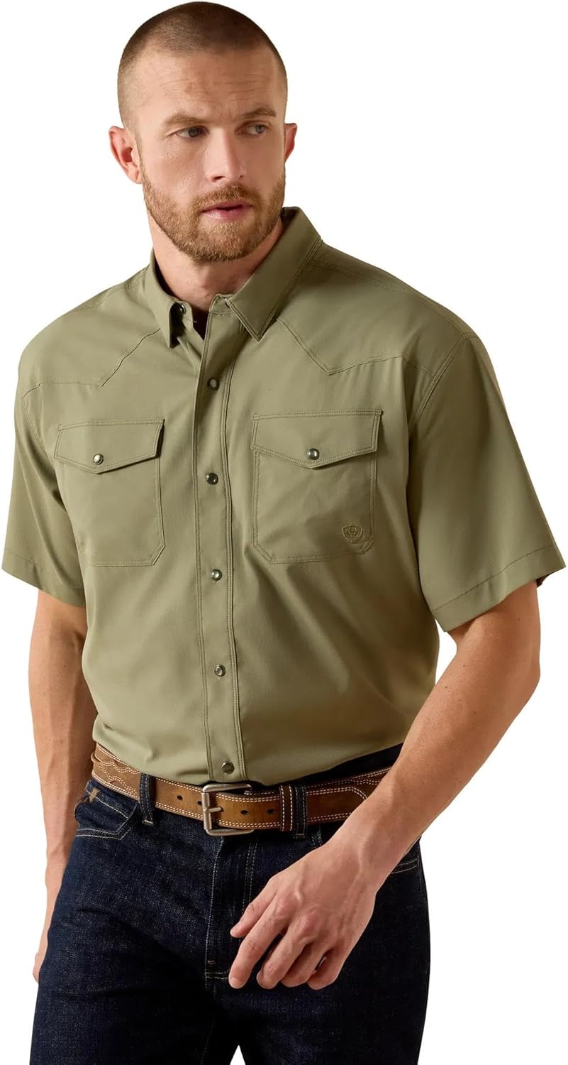 ARIAT Men's Western Venttek Classic Fit Snap Shirt