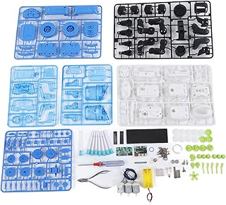 Keenso Kids Robot Building Toy, 3 in 1 Kids Programming Robot Self Assemble Movable Joint Intelligent Develop Robot Toy