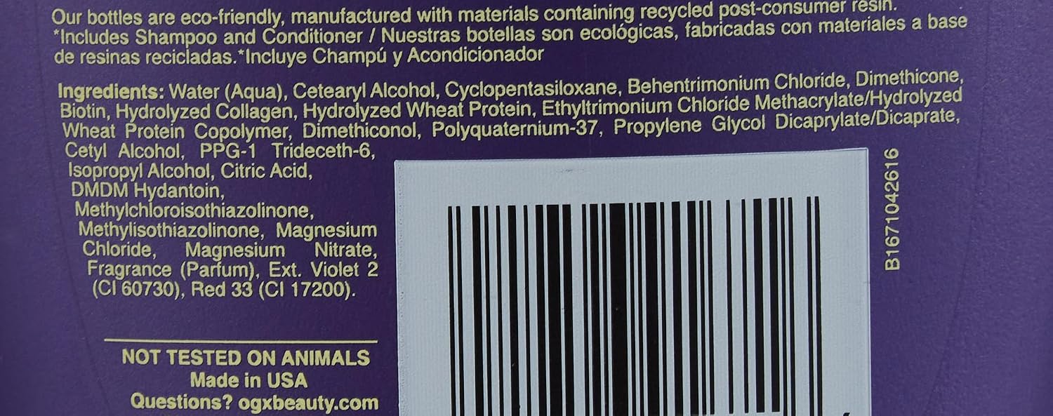 Ogx Conditioner Biotin & Collagen 13 Ounce (384ml) (2 Pack)