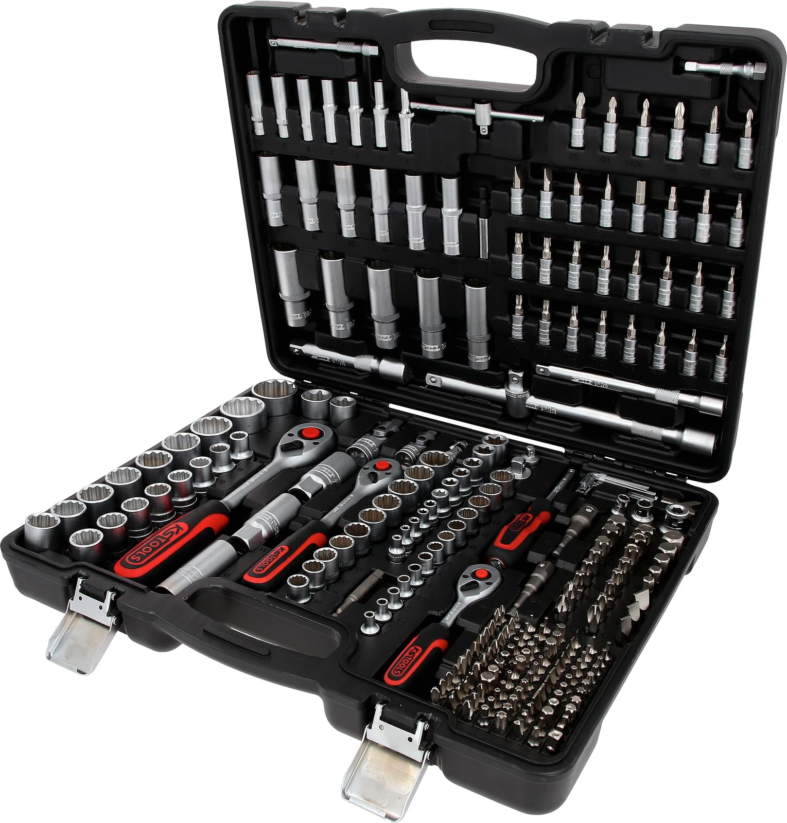 KS Tools 916.0255 1/4"+3/8"+1/2" Steckschlüssel-Satz 12-kant, 255-tlg
