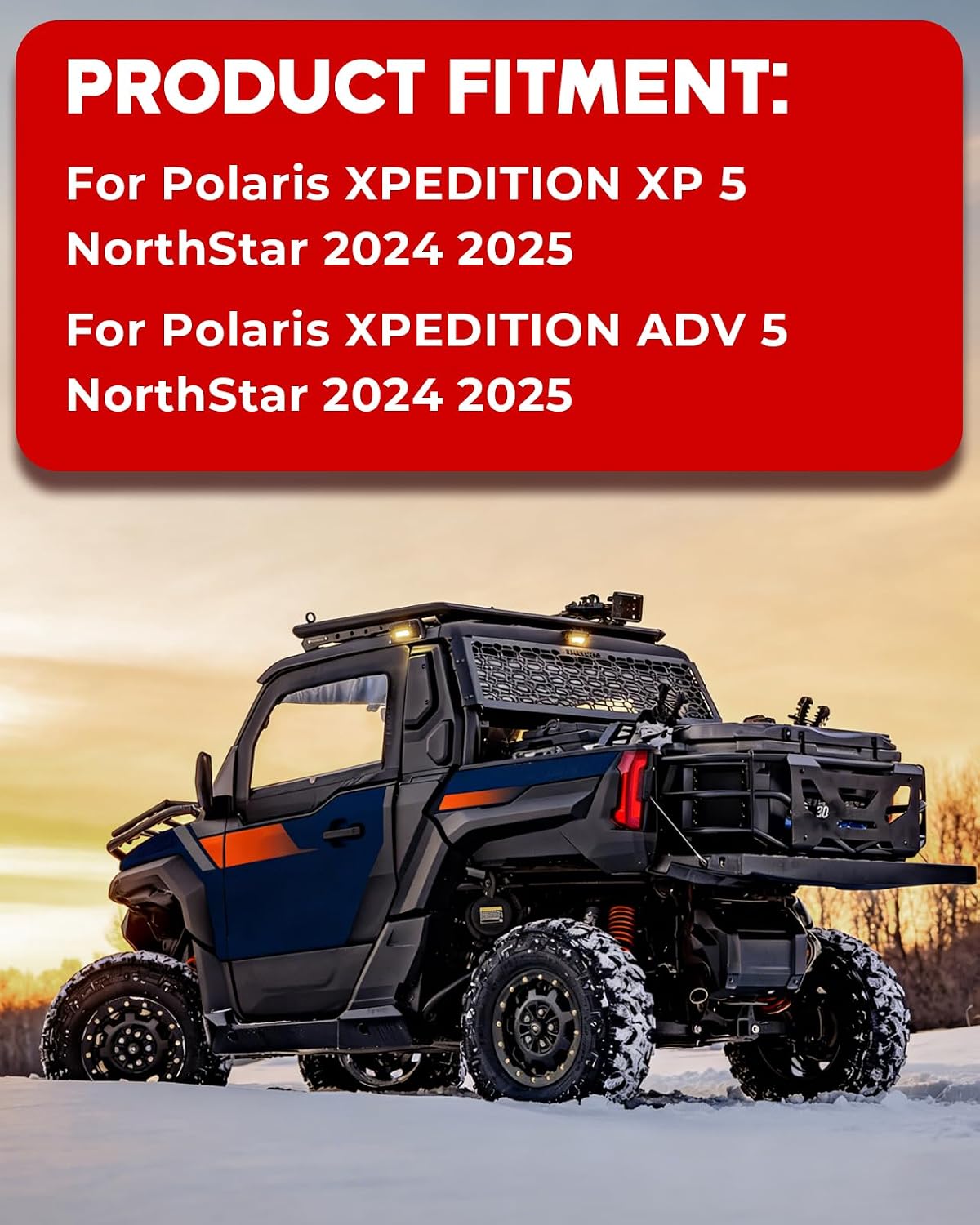 Front Interior Door Storage Pockets for 2024 2025 Polaris Xpedition XP/ADV 5 Northstar Accessories, Insert Side Organizer Box Cup Holder, 2PCS