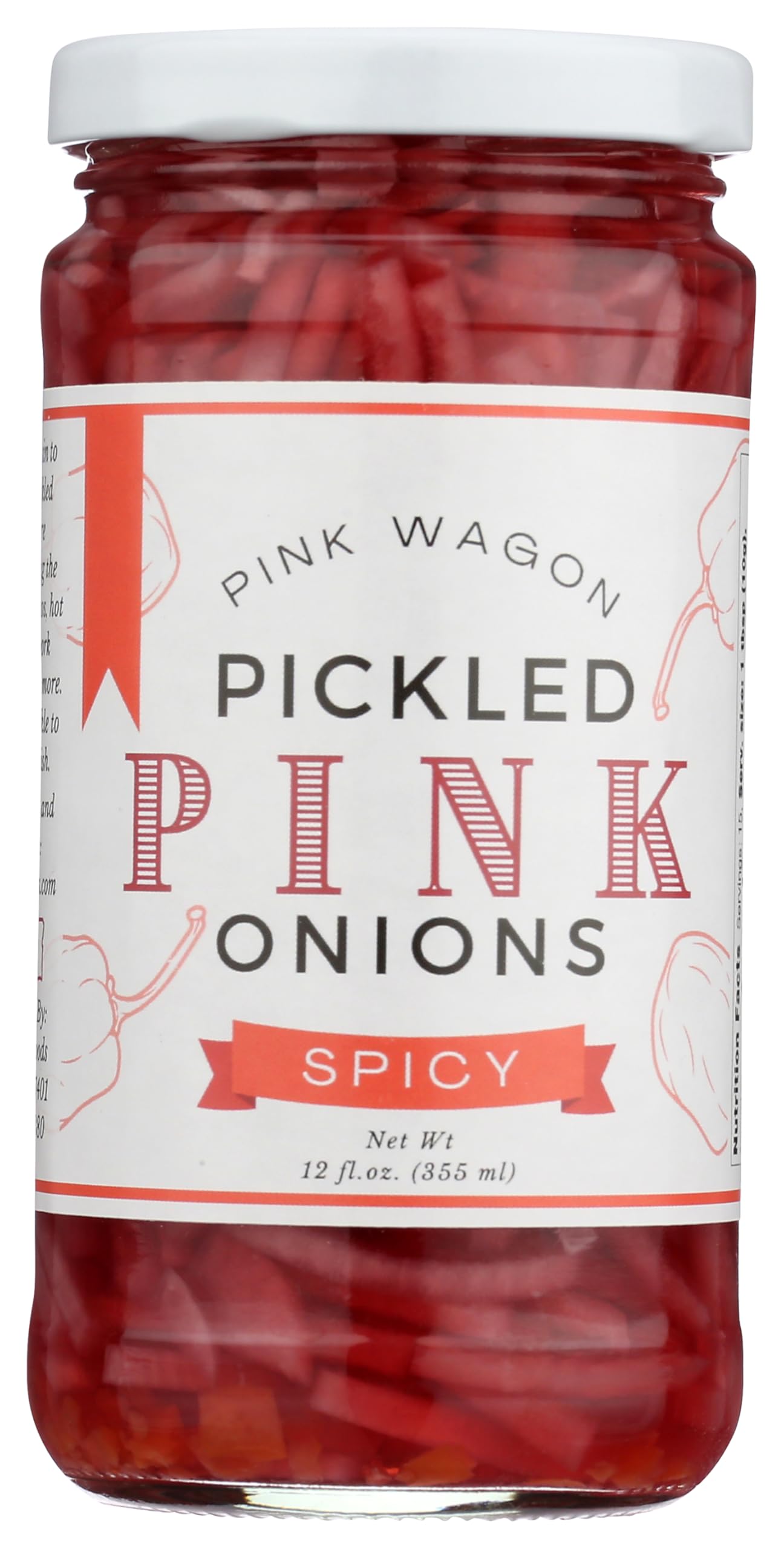 Pickled Red Onions | Spicy | 12 oz.