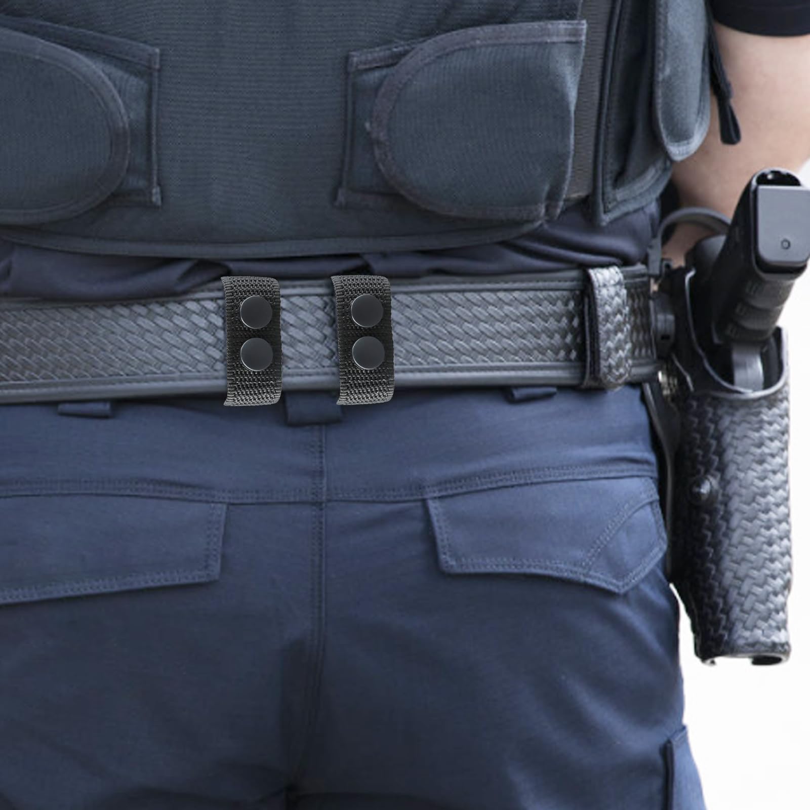 8 Pezzi Distanziali Cinturone, Accessori Cinturone Polizia, Passante Cintura Tattica per Cinture Militare per Gli Sport All'aperto,Accessori Cinturone Polizia