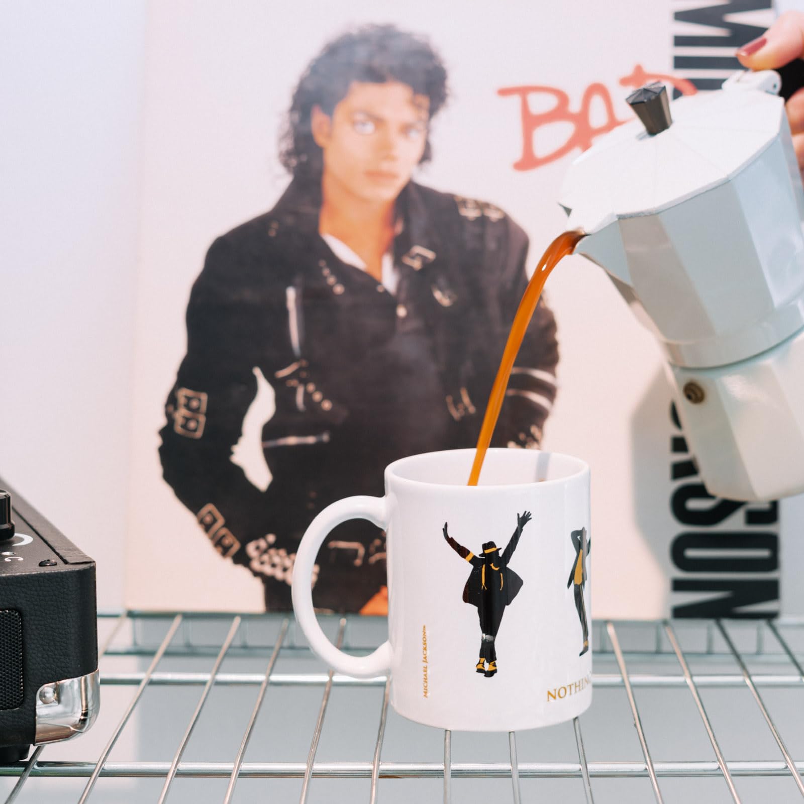 Grupo Erik Tazza Michael Jackson Nothing is Impossible 350 ml Ceramica Lavastoviglie Microonde