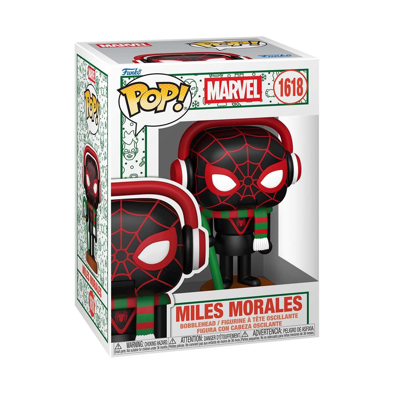 Funko POP! Marvel: Spider-Man - Miles Morales - Nutcracker - Holiday - Collectable Vinyl Figure - Gift Idea - Official Merchandise - Toys For Kids & Adults - Model Figure for Collectors and Display