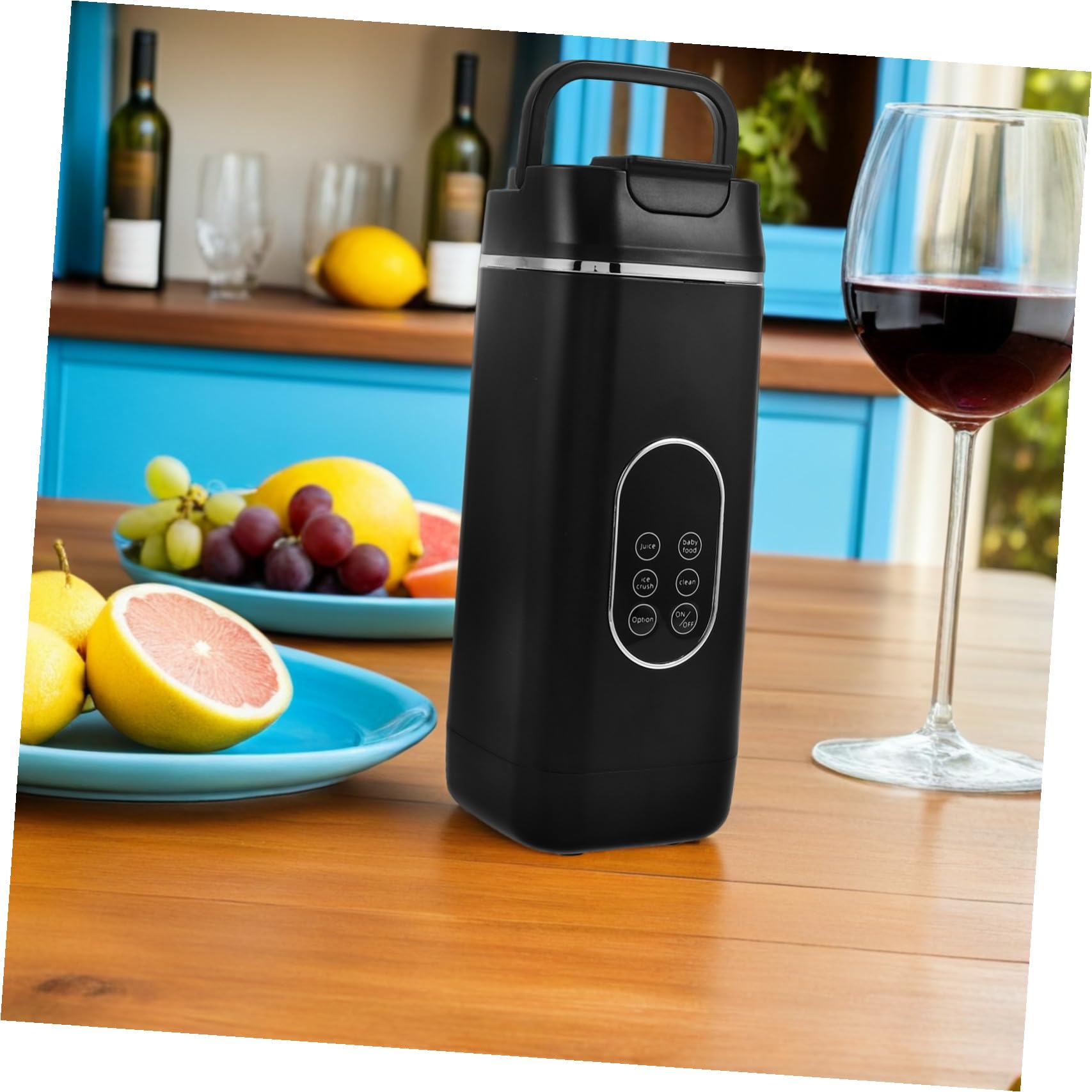 ABOOFAN Frullatore Portatile 420ml con 12 Lame in Plastico, Ricaricabile USB Type-c, Potente 50w per Spremitura Elettrica e Triturazione Ghiaccio, per Smoothie e Proteine