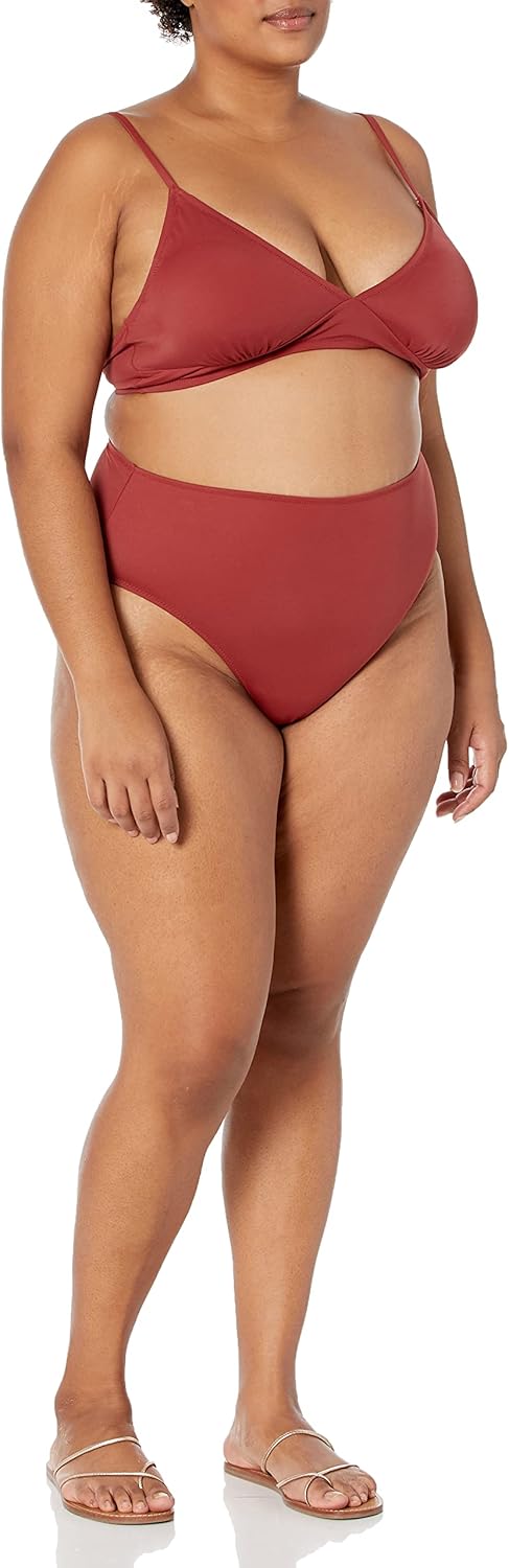 Amazon Essentials Women's High Waist High Leg Bikini Bottom - Image 9