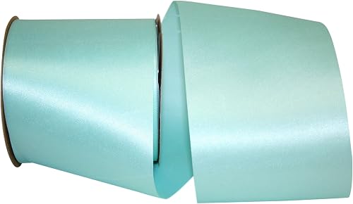 Reliant Ribbon 5100-077-10K Ribbon, 4 Inch X 50 Yards, Aqua