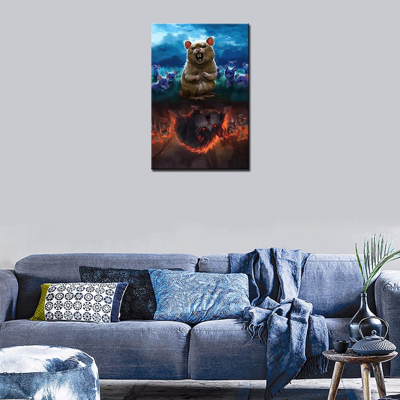 1 panel Mindset is Everything Motywacyjne płótno sztuka ścienna inspirujące cytaty przedsiębiorcy plakat wydruk grafika obraz do oprawionej dekoracji domu salonu biura sypialni 90 cm szer. x 61 cm wys