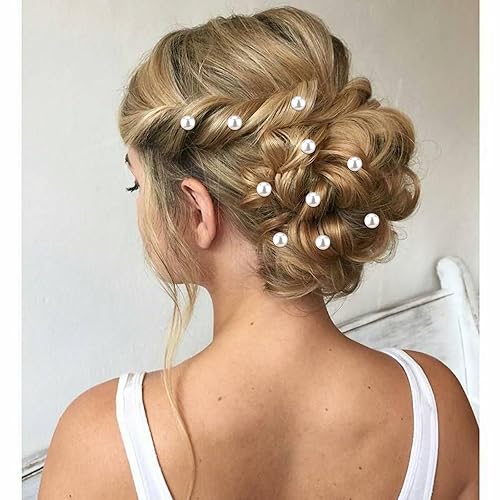 Miniatura 5 de 20 pinzas para el pelo de perlas, pinzas de pelo en espiral de perlas doradas, horquillas de novia, pinzas trenzadas para el cabello vintage,