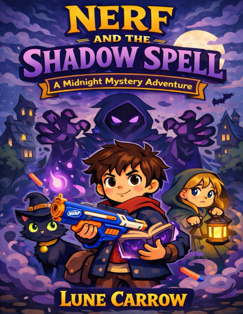 Nerf and the Shadow Spell: A Midnight Mystery Adventure