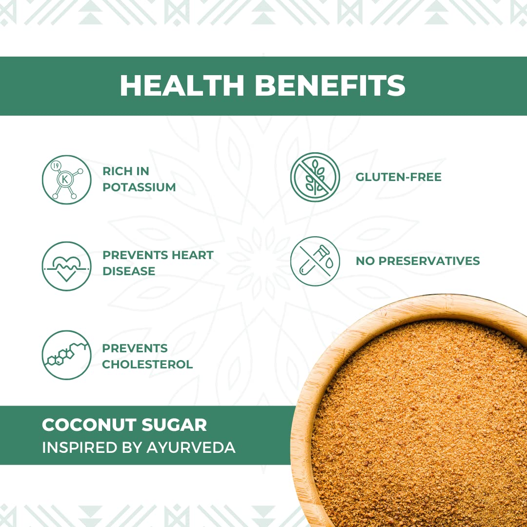 Nutty Yogi Coconut Sugar 200g | 100% Pure Natural Coconut Sugar | Natural Sweetener | Rich in Minerals | Healthy Sugar Variety | No Added preservatives and Chemicals 3