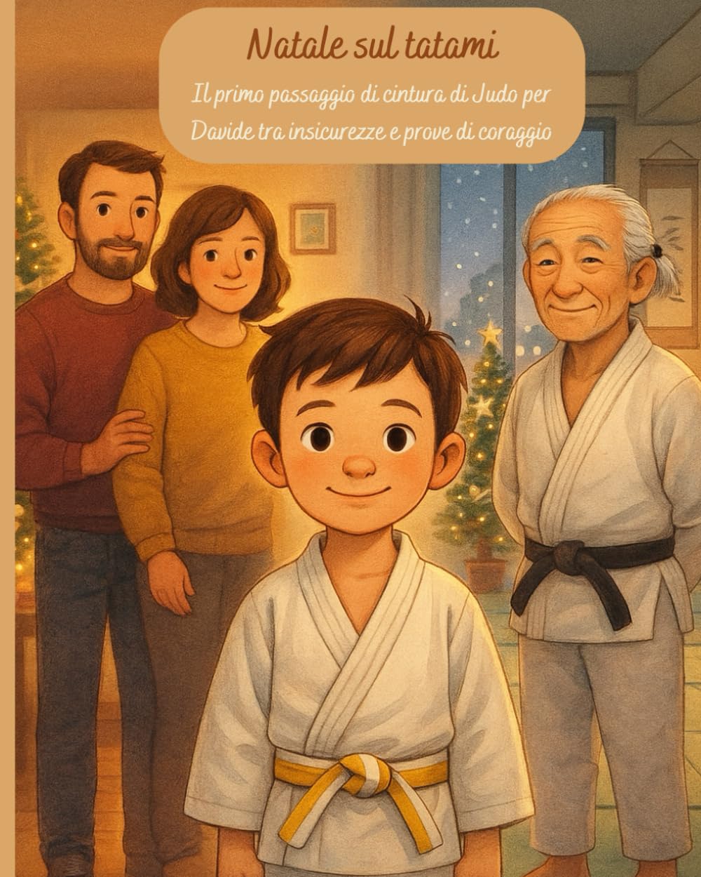 Natale sul tatami, Il primo passaggio di cintura di Judo per Davide: Libro illustrato sulle arti marziali per bambini: sport, amicizia e coraggio sotto l’albero di Natale