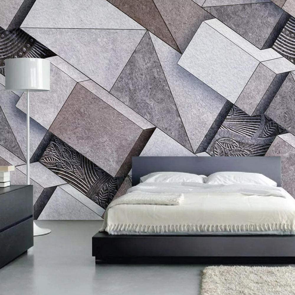 Gris Ladrillo Abstracto Tridimensional 3D Mural De La Pared Dormitorio Grandes Fondos De Pantalla Sala De Estar De Pelar Y Pegar Fotos Autoadhesivas Comedor Decoración Para El Hogar Oficina Carteles