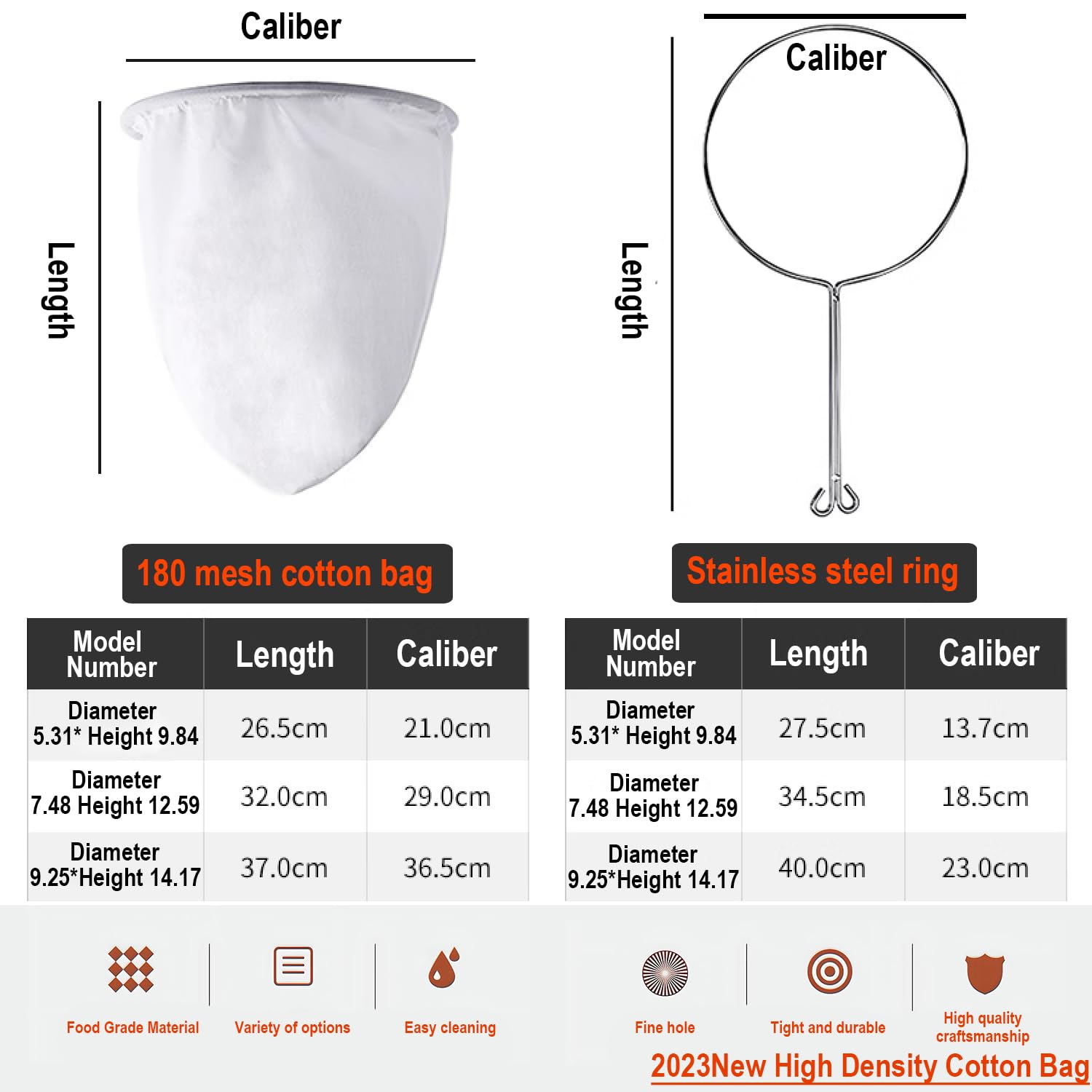 Bolsas De Filtro De Malla Ultrafina, Bolsas De Filtro De Malla 80  Reutilizables Con Marco De, image size:1500x1500