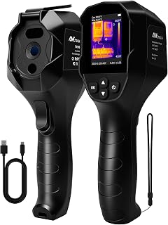 Thermal Camera for Home Inspection, 240×240 TISR Infrared Camera with 14-Hour Battery Life, 25Hz Handheld Thermal Imager with 50°FOV for Water Leak Detection, HVAC, Electrical Inspection