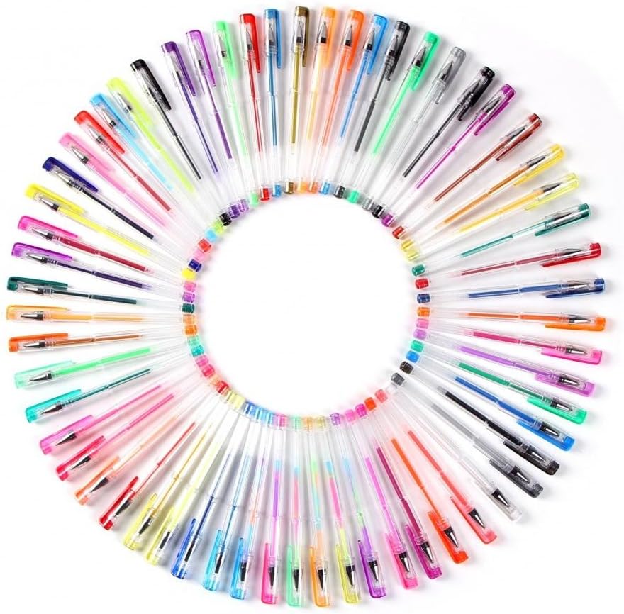 Ohuhu 60 Color Drawing Pens for Coloring Book, Sketching, Drawing, Painting and Writing