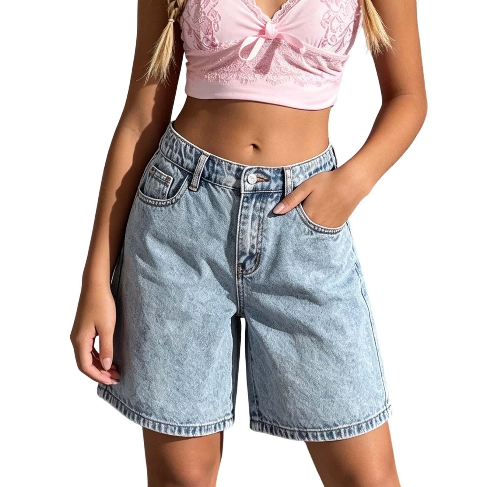 Short en jean fille pour les jeux de plein air et sorties estivales