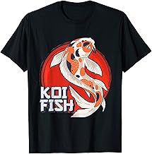 Koi Fish Freshwater Fish Pond Swimmers Symbolism Of Luck T-Shirt