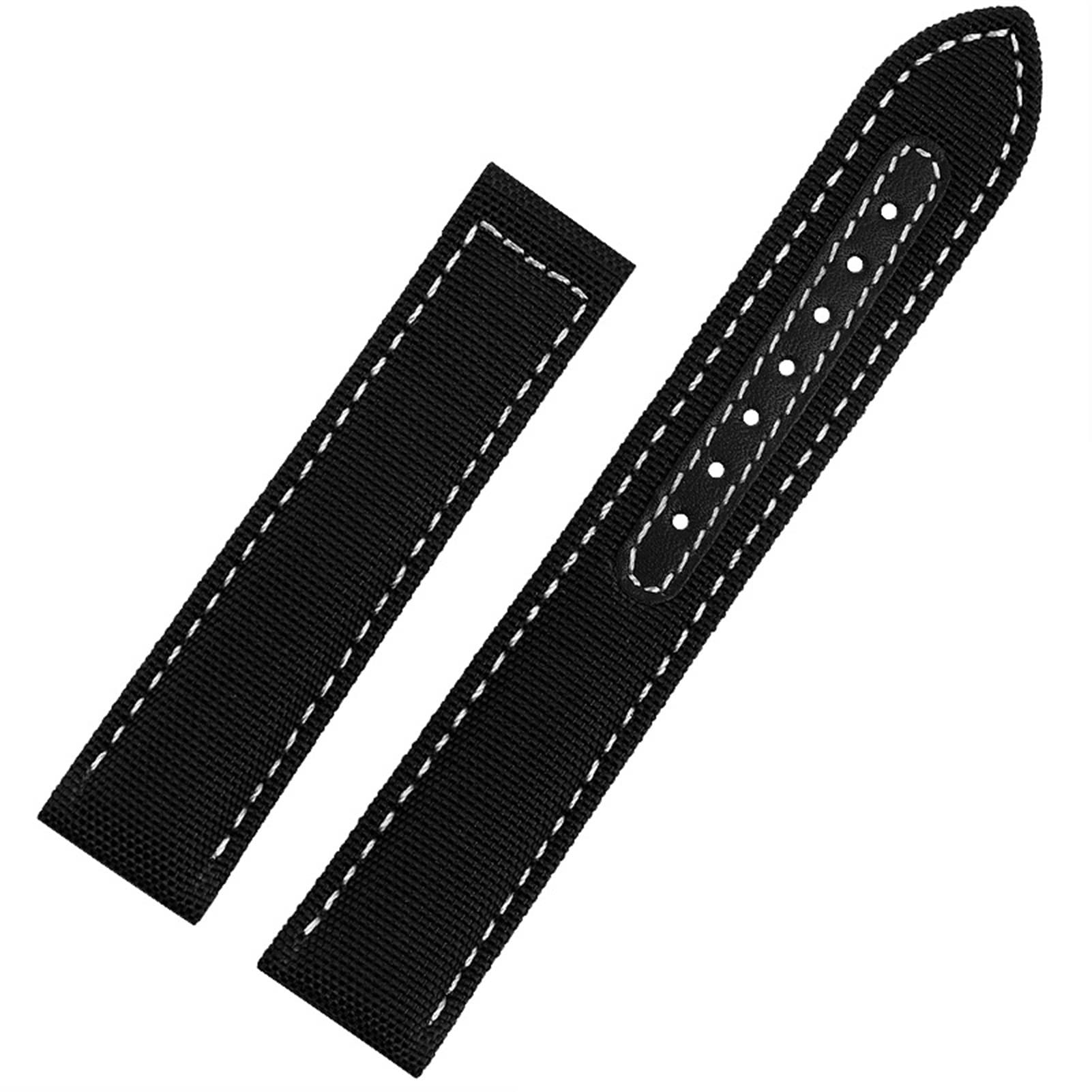 VELORE Per Omega 300 cinturino orologio in tela di nylon intrecciata in pelle tessuto, cinturini per orologi 19mm 20mm 21mm 2mm