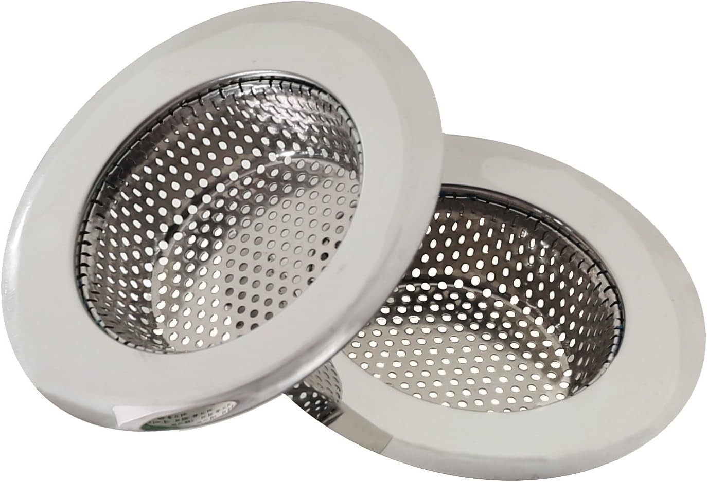 Kitchen Sink Strainer-Stainless-Steel Kitchen Sink garbage Strainer-Perfect for Kitchen Sinks (Large)-4.5 Inch Dia - Set of 2
