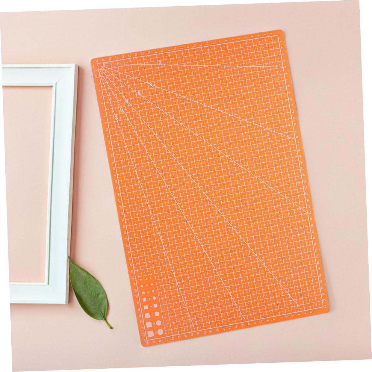 Uonlytech Double-Sided Cutting Mat for Sewing and Quilting 2pcs Self-Healing Craft Board for Modeling Projects Non-Slip Surface for Easy Cutting