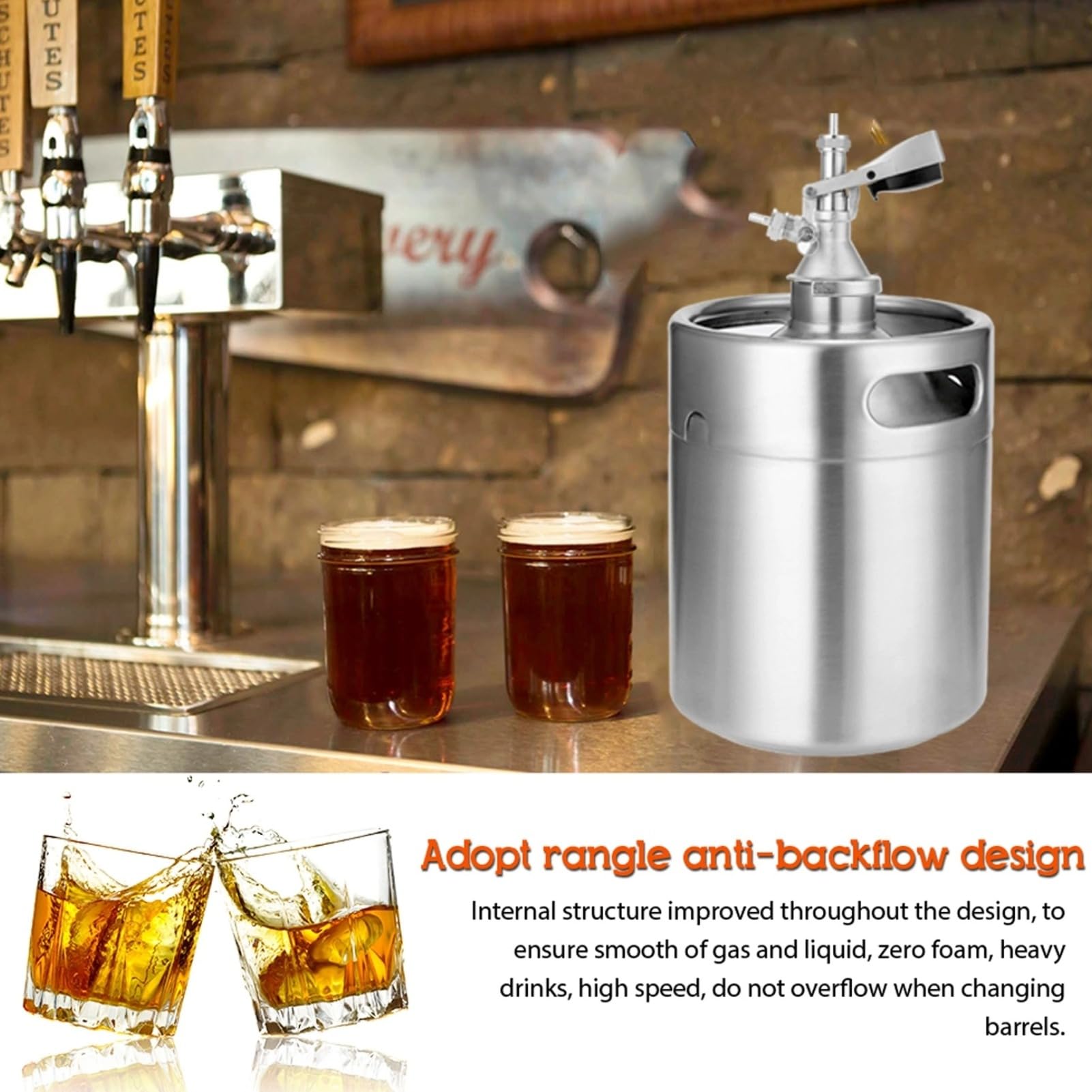 Keg - A Type Keg Coupler RVS Bier Keg Dispenser Connector Dispensing Apparatuur Accessoire