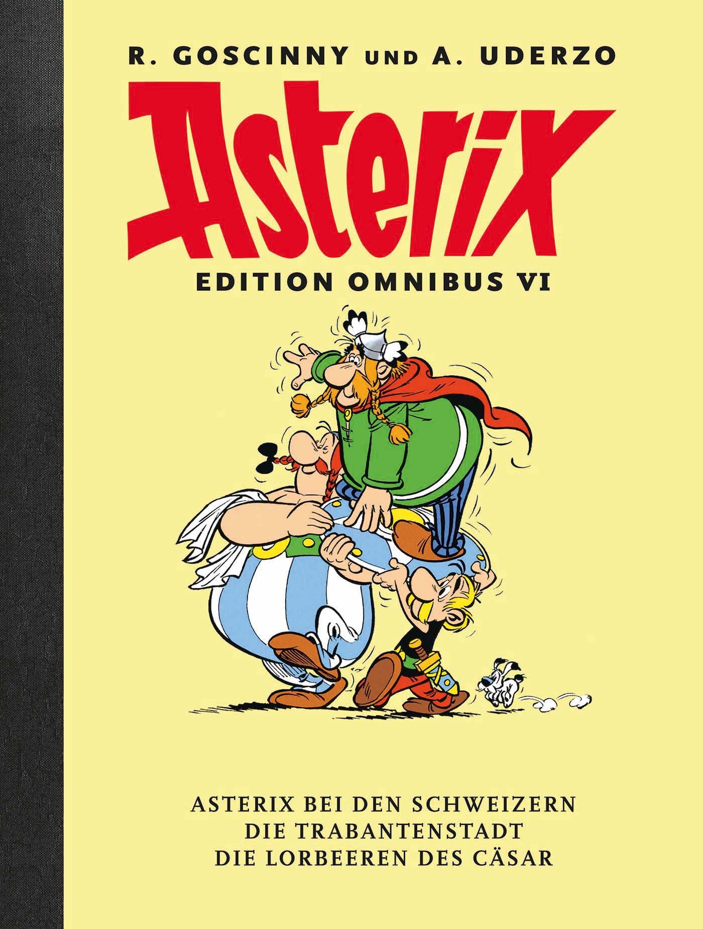 Asterix Edition Omnibus VI: Die Werkausgabe mit Leinenrücken. Asterix bei den Schweizern - Die Trabantenstadt - Die Lorbeeren des Cäsar