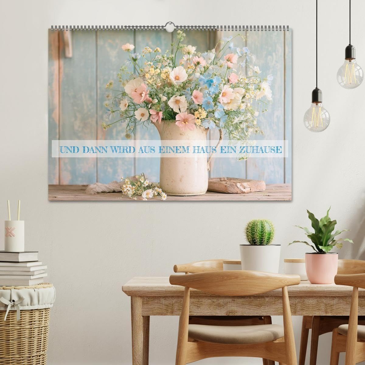 Und dann wird aus einem Haus ein Zuhause (Wandkalender 2027 DIN A2 quer), CALVENDO Monatskalender: Poetische Momente voller Zuhause