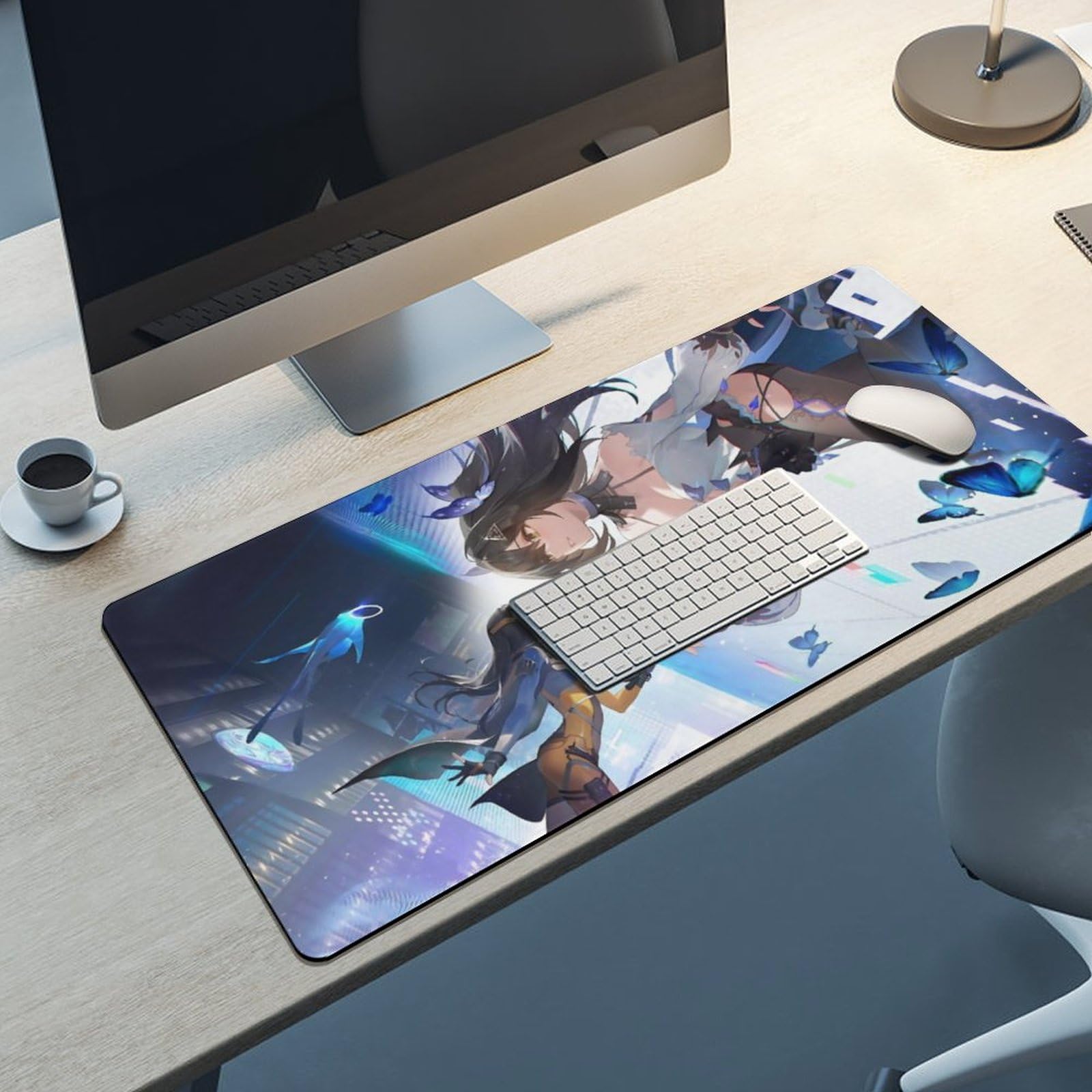 Amazon｜スノウブレイク マウスパッド ゴム製 防水材質 滑り止め 耐久