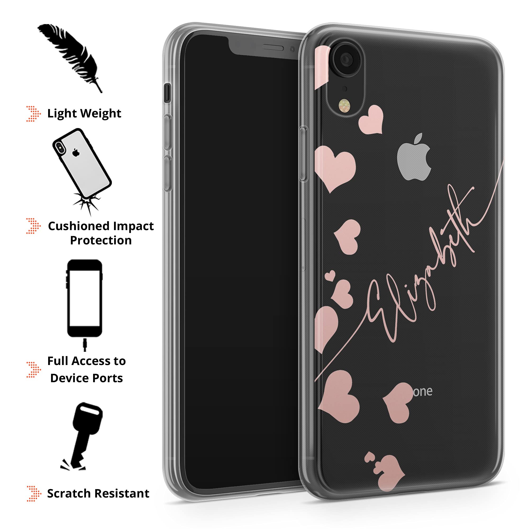 TULLUN Custodia personalizzata per iPhone 7 Plus/8 Plus, in