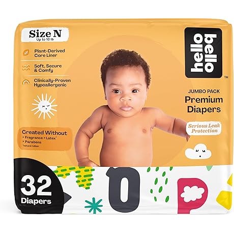 Hello Bello Diapers Newborn Essentials - 32 Count