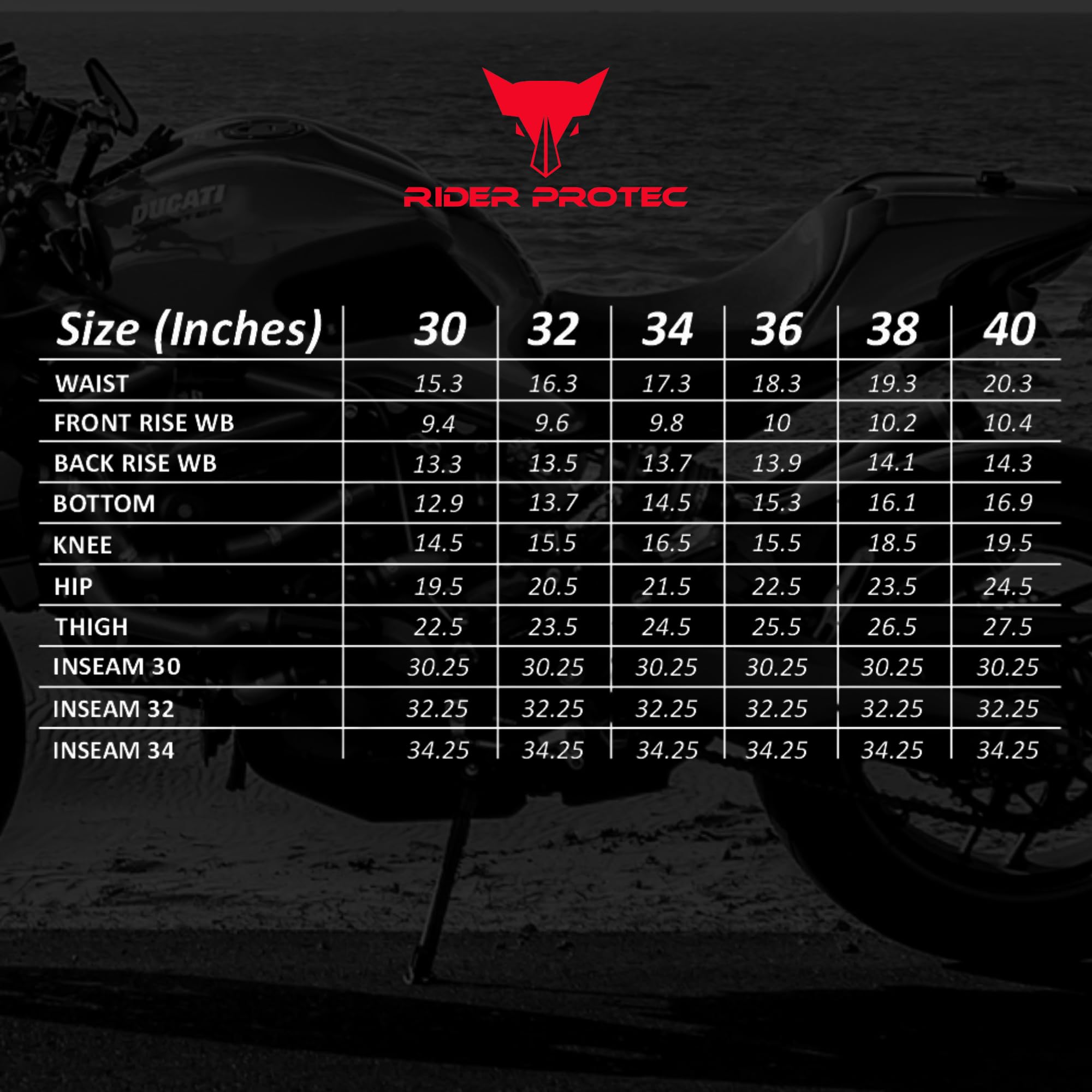 Rider Protec® Men's Motorcycle Jeans Aramid Protective Linning Motorbike Denim Jeans Riding Pants with Removable Armour Biker Trousers for Men — view 8