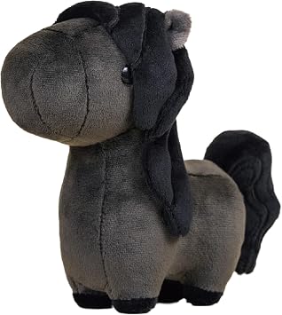 Bellzi Horse 6.75" Cute Stuffed Animal Plush Toy Soft & Adorable Horsi Plushie Gift Perfect Present for All Ages Mini Friesian