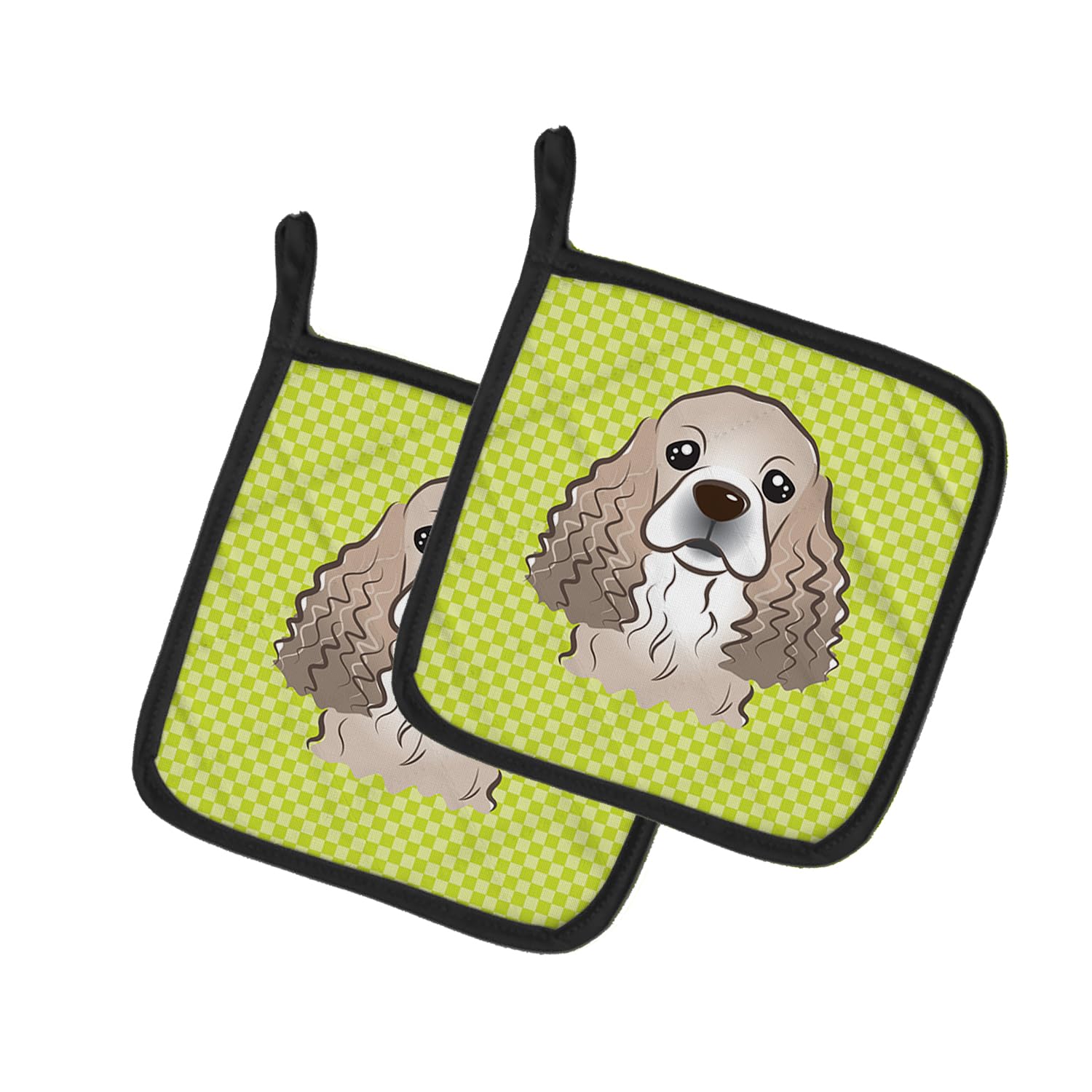 Agarraderas para ollas de tela Caroline's Treasures BB1278PTHD con estampado animal