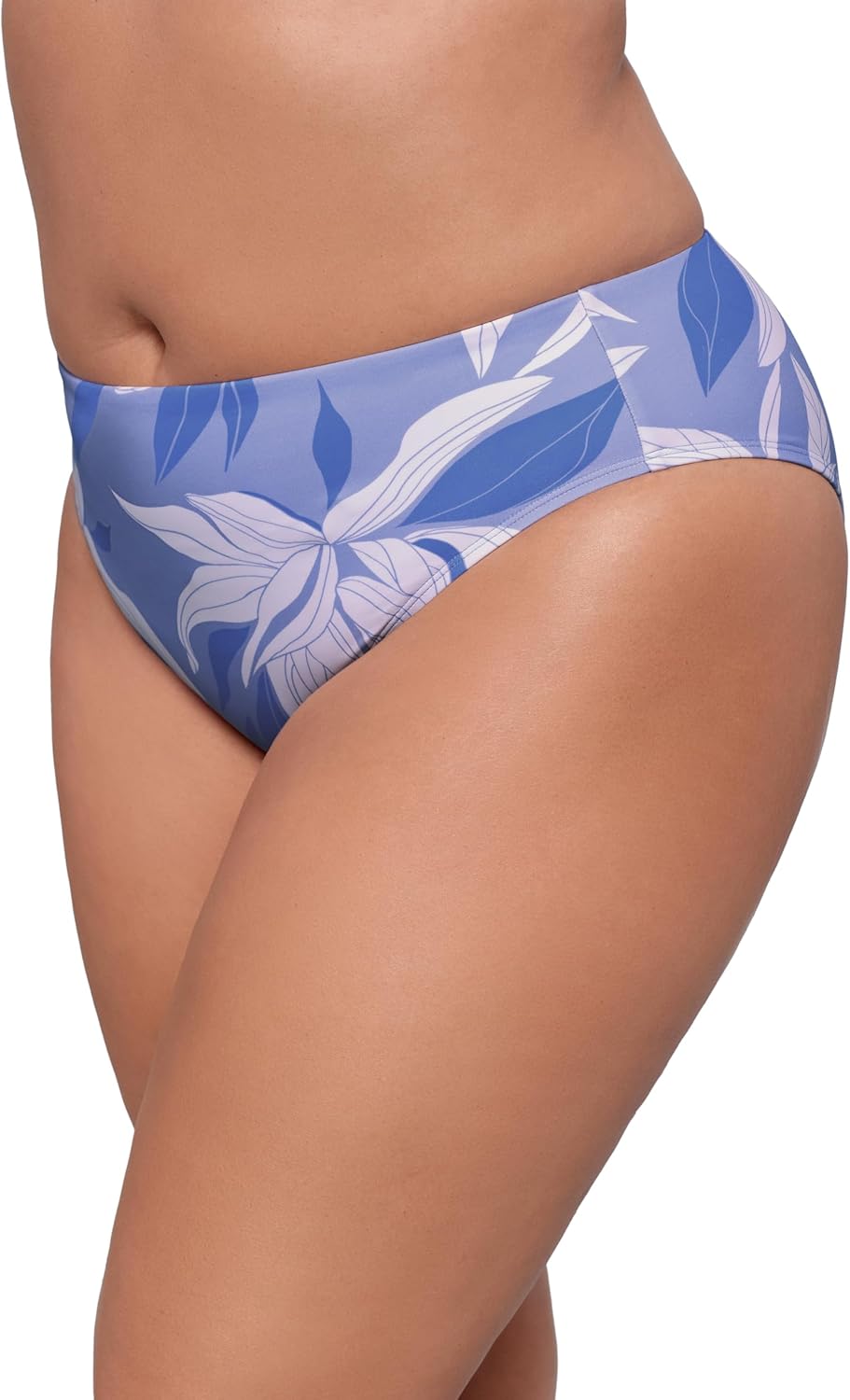 S3 Swim Womens Smoothing Mid Rise Basic Hipster Bikini Bottom