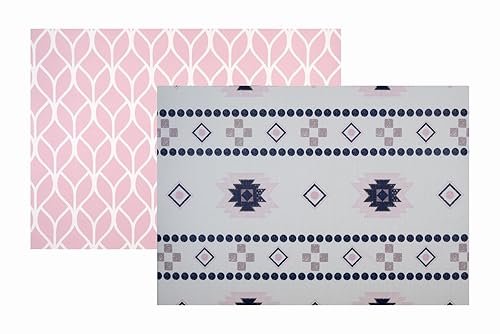 Miniatura 6 de ThriveFully Kids Tapete de juego para bebé para el piso, tapete para gatear con el tiempo boca abajo, tapete de juego de espuma suave no tóxica,