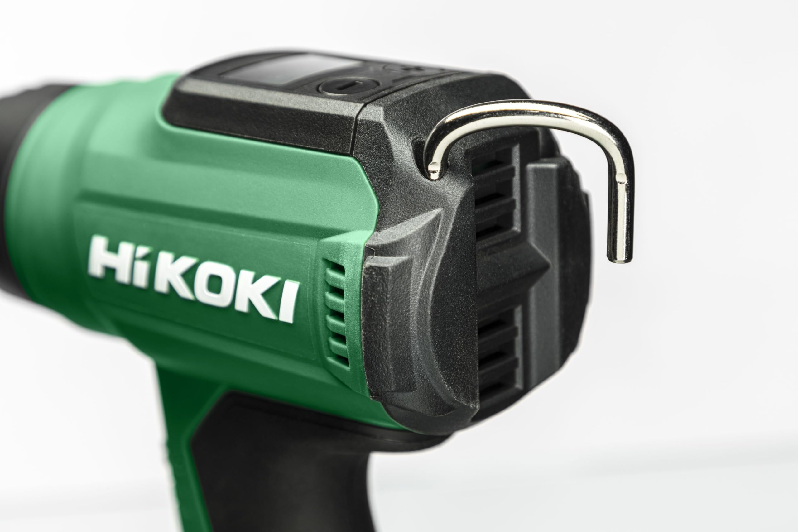 HiKOKI Akku-Heißluftgebläse RH18DAW4Z, 18 V, bis zu 550 °C, Heißluftpistole | Inklusive Düsen, Einstellung der Temperatur in 10°C-Schritten, einfacher Düsenwechsel, großes LCD-Display, 2 Luftmengenstufen