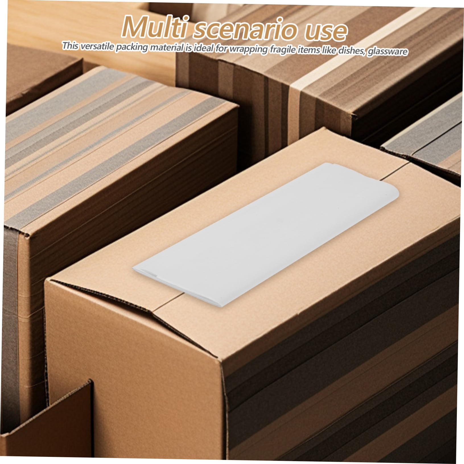 SHINEOFI 100fogli Carta da Giornale per Imballaggio Bianca Fogli da Imballaggio per Traslochi Materiali per Spedizione Sfusa