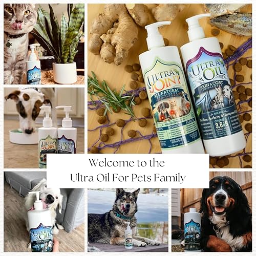 Miniatura 3 de Ultra Joint - Suplemento líquido de apoyo articular para perros con glucosamina y condroitina, alivio del dolor de artritis e inflamación (32 onzas)