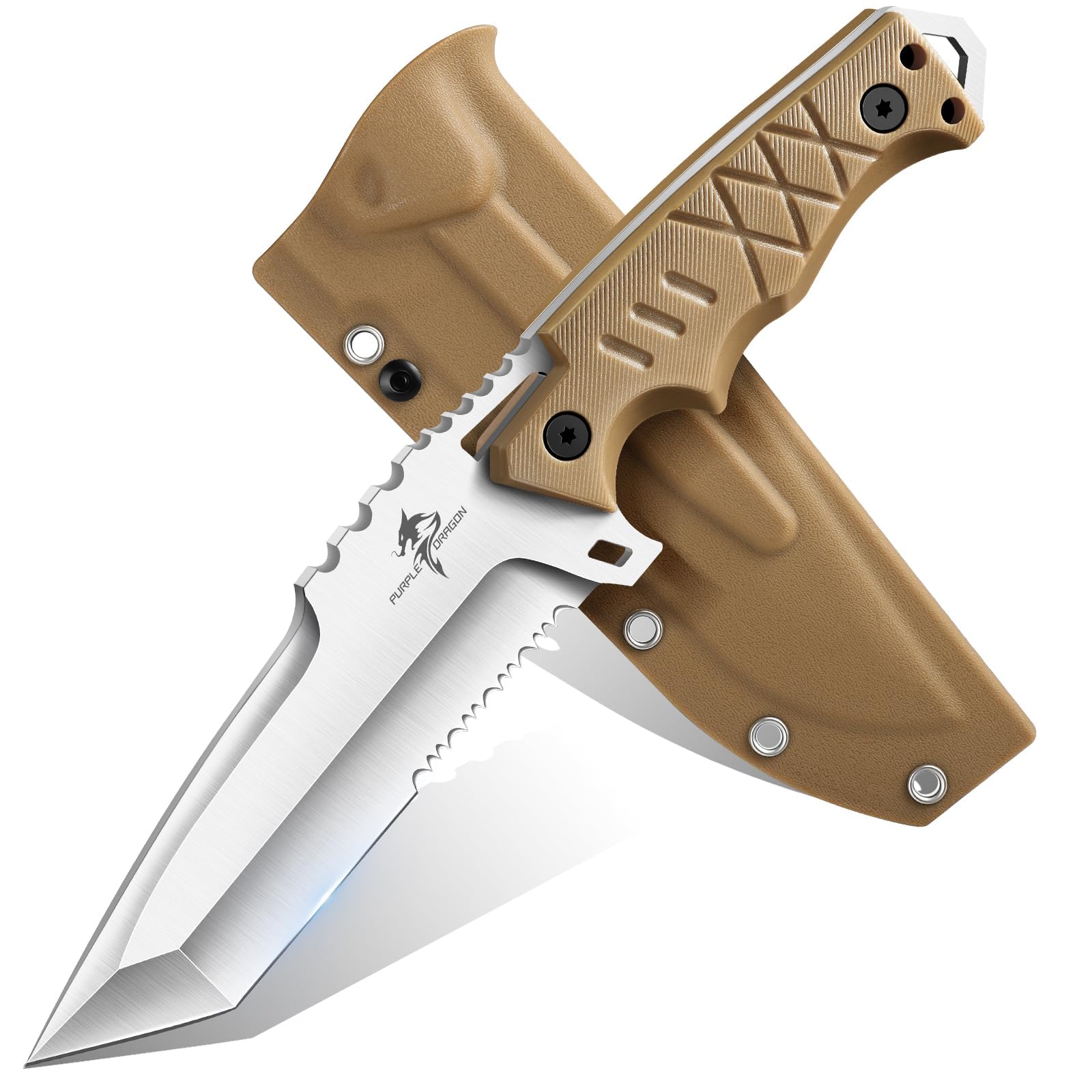 【極稀少】Rebuild by Needles 背面ダブルTALONジップ M Amazon.com: Purple Dragon Fixed Blade Knife - Tanto Knife with D2