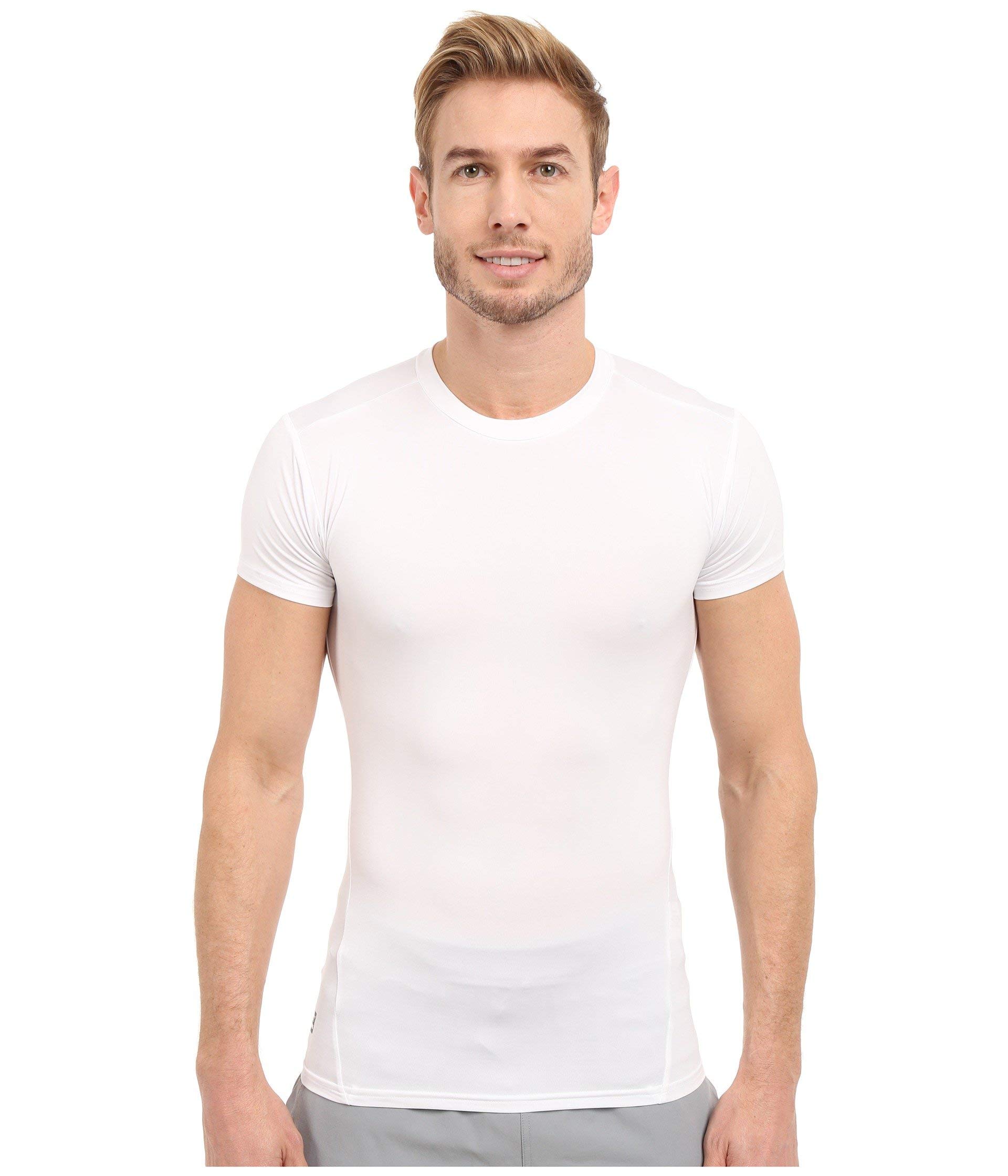 Under Armour Men UA TAC HeatGear COMP Tee, Cooling & Breathable Running Shirt for Men, Athletic T Shirt with Anti-Odour Material