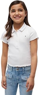 Tommy Hilfiger Mädchen Pointelle Top Ss Kg0kg09462 Andere Oberteile (1er Pack)