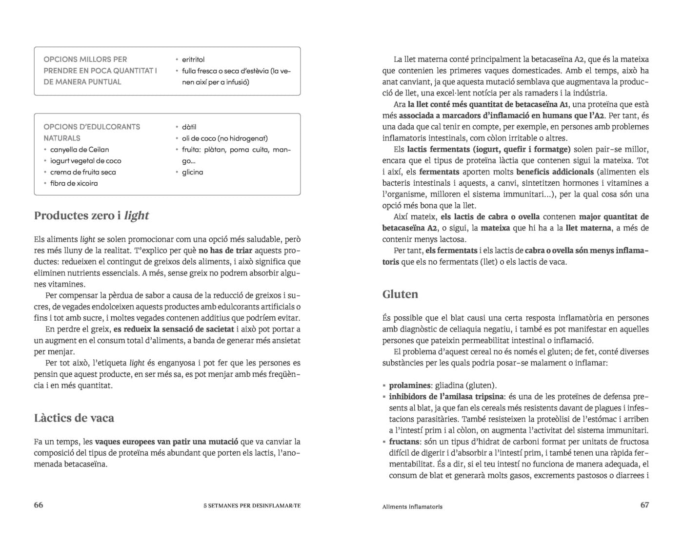 5 setmanes per desinflamar-te (Divulgació)