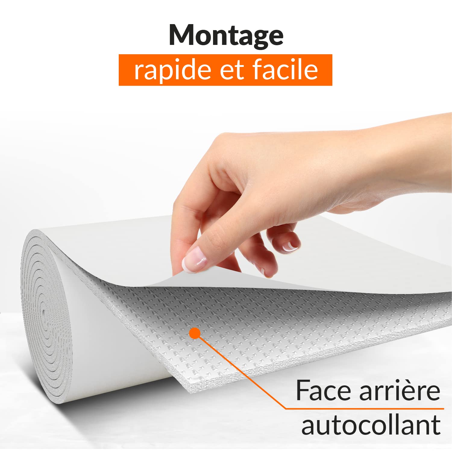 Upgrade4cars Mousse Protection Garage Mur Adhésive Blanc | Protège Porte Voiture Murale Rouleau