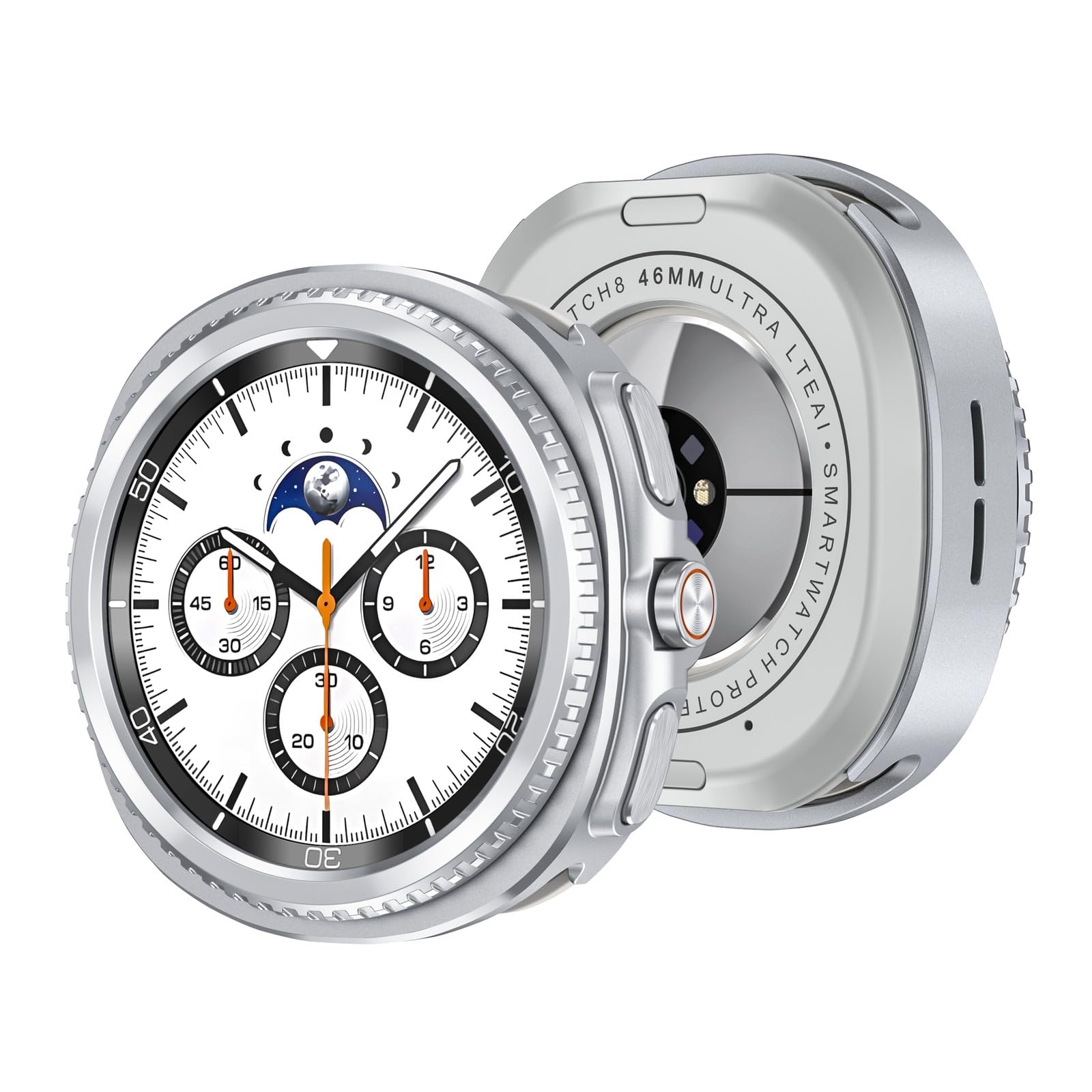 Coque Galaxy Watch 8 Classic rigide premium avec bumper métallique - 5