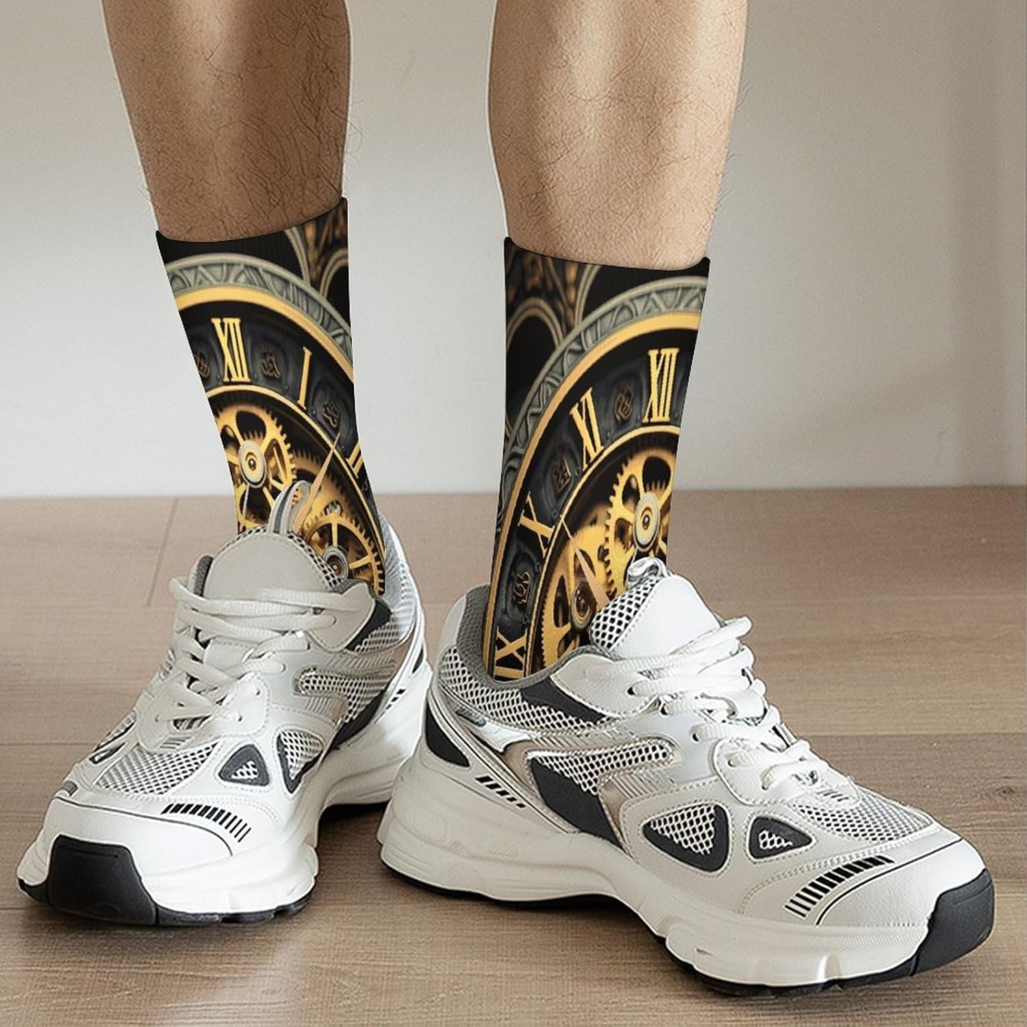 Clock Gear Compression Socks High Stocking