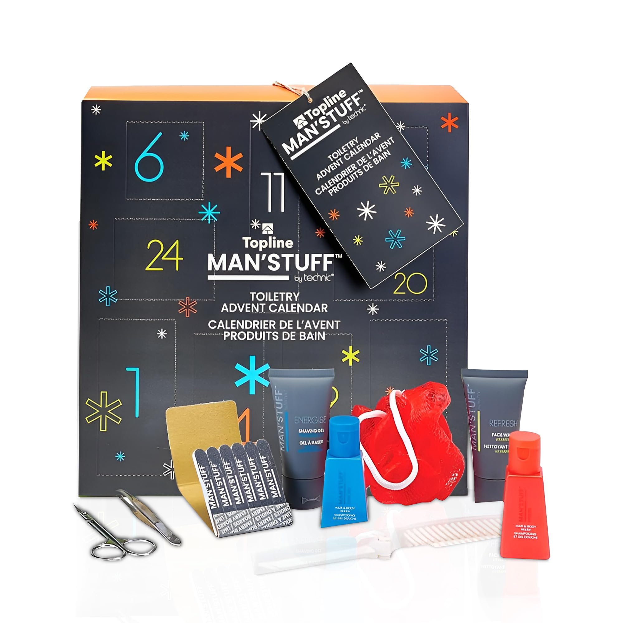 Topline Man'Stuff Men's Advent Calendar 2025 β Grooming & Toiletries Christma...